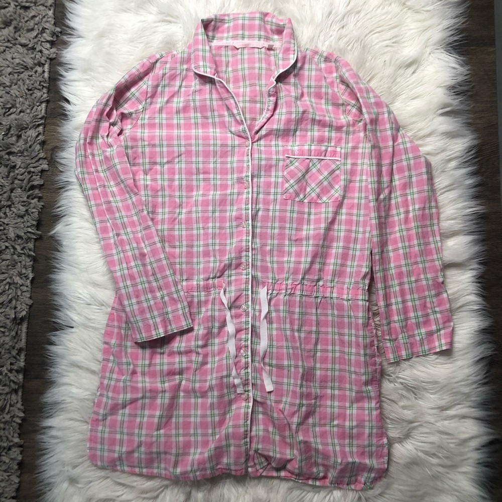 Victoria’s Secret Plaid Tie Nightgown size medium